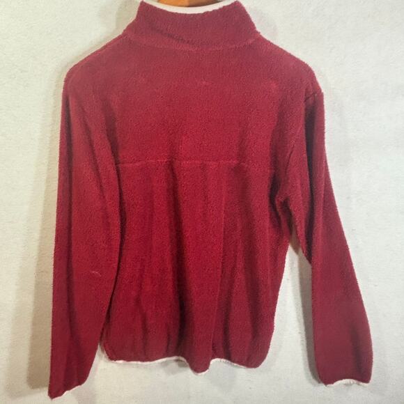 Chicka D Red White Cotton Polyester Pullover Sweatshirt Women's Size Medium m - Picture 2 of 8